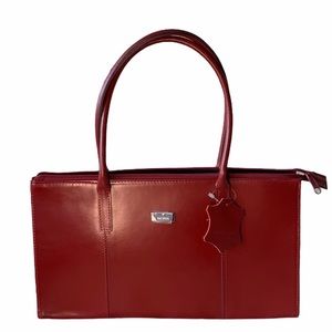 Via Spiga Burgundy/ Red genuine leather purse